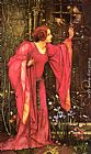Edward Reginald Frampton Canvas Paintings - Stone Walls Do Not A Prison Make, Nor Iron Bars A Cage